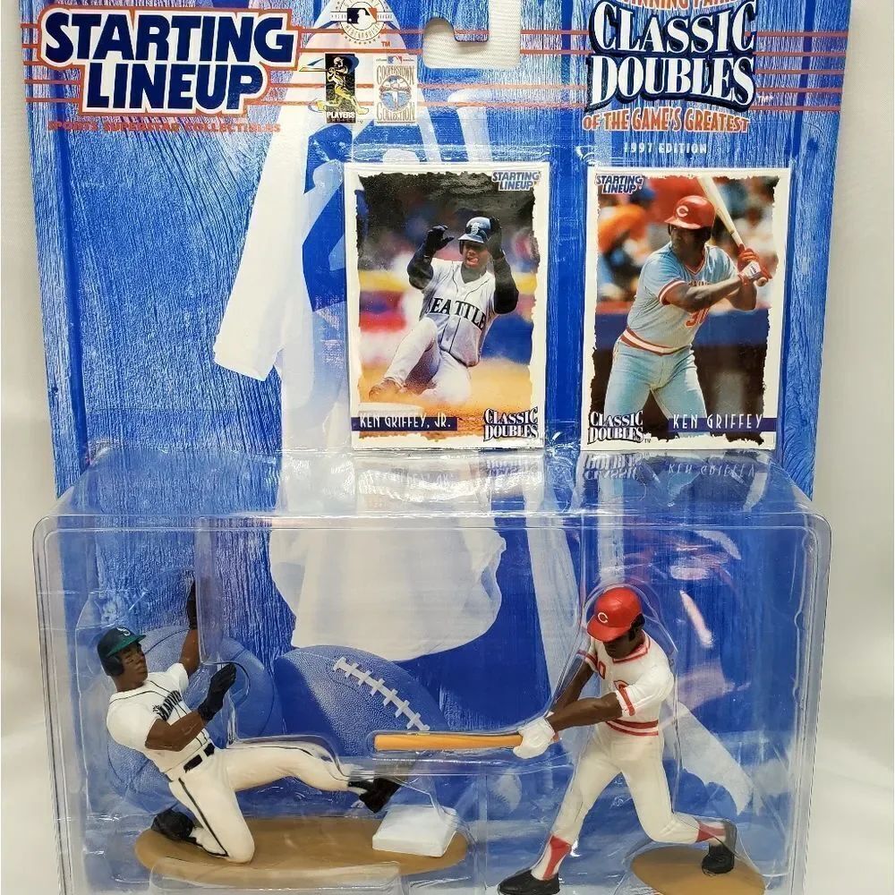 💙NIB Ken Griffey & Griffey Jr 1997 Classic Doubles